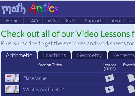 Mathantics.com Basics 的图像结果