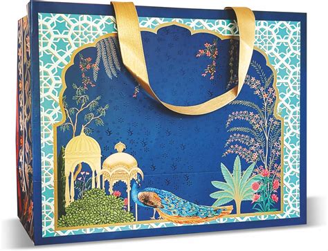 VESTTA -ELEGANCE REDEFINED Paper Gift Bags, Large,13 (L) X 5.5 (B) X10 ...