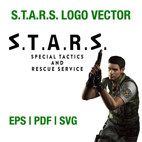 STARS Vest Vector Logo Digital Download Resident Evil - Etsy