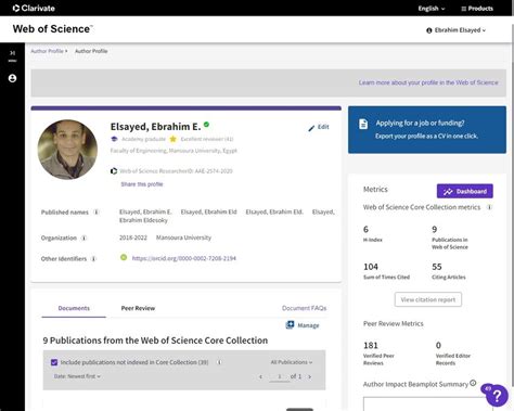 Image result for Web of Science Core