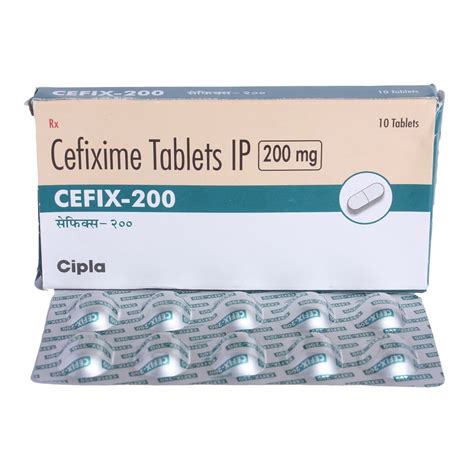 Cefix-200 Tablet 10's Price, Uses, Side Effects, Composition - Apollo ...