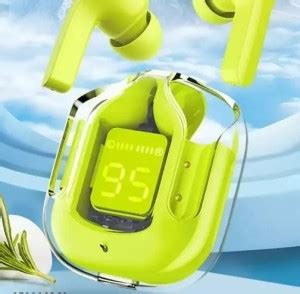 Mid Light Premium design UltraPods Buds EP07 Transparent With Charging ...