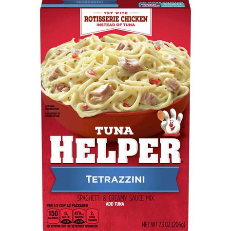 Tuna Helper Case of Tetrazzini Spaghetti & Creamy Sauce Mix (7.3 oz ...