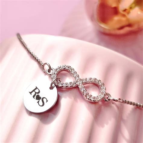 Personalized Name Infinity Necklace – Handmade Joy
