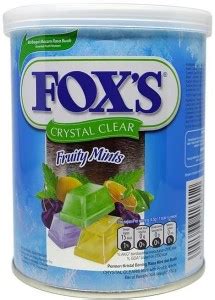 FOX'S Crystal Clear Fruity Mints Candy Fruity Mints Mint Price in India ...