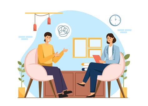 Mental Health Counseling Concept 17333870 Vector Art at Vecteezy