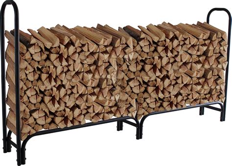 Everflying 8 ft Outdoor Fire Wood Log Rack for India | Ubuy