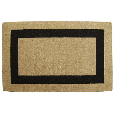 Classic Border Monogrammed Coco Door Mat | Frontgate