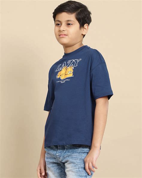 Garfield Printed Oversized Tshirt For Boys – Kidsville