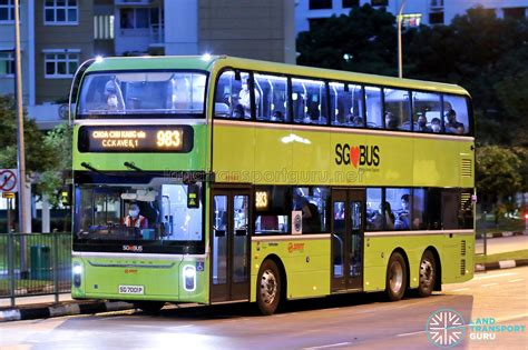 Bus 983 – SMRT Buses Yutong E12DD (SG7001P) | Land Transport Guru