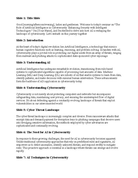 seminar for the new technology in the world - Slide 1: Title Slide Good ...