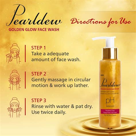 Buy PEARLDEW GOLDEN GLOW FACE WASH 100 ML | REGAIN YOUR GLOW WITH GREEN ...
