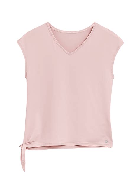 Buy V-Neck Tie Side Short Sleeve Yoga Top at Marks & Spencer