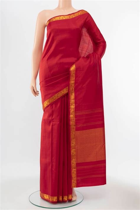 Pure Silk Pure Zari Maroon Kanchipuram Saree – Nalli Silk Sarees Pvt Ltd