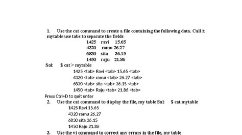 Sample vi Commands and Shell Scripting Guide (CS101) - Studocu