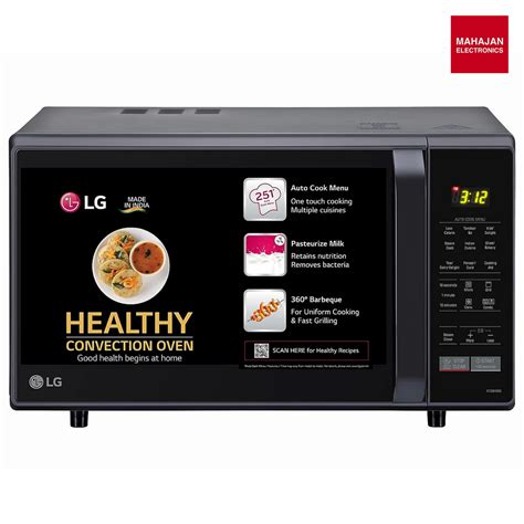 LG MC2846BG 28 L Convection Microwave Oven | 251 Auto Cook Menus | Qua