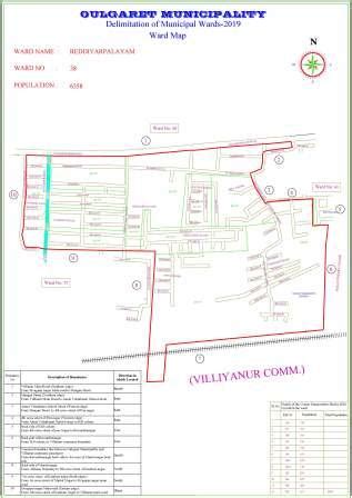 Oulgaret Municipality - Constituency Maps - Ward Maps - The Union ...