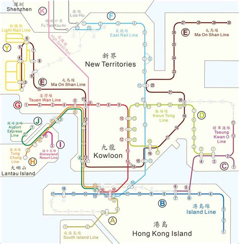 Image result for MTR System Map