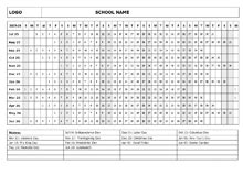 School Calendar 2025-2026 & Academic Calendar Templates