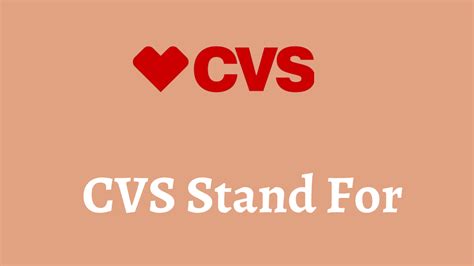 What Does CVS Stand For [CVS Pharmacy] - HealthNord