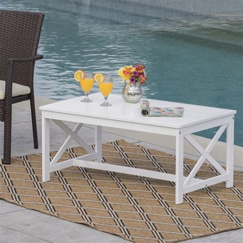 Bring A Fresh Look To Your Outdoor Space With A White Patio Table ...