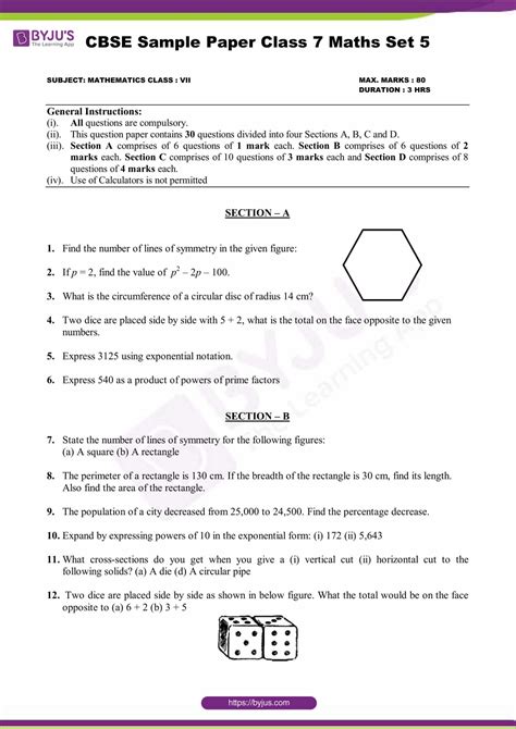 Image result for CBSE Class 7th Math Worksheet