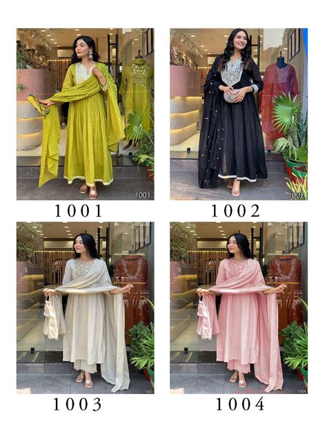 MF SWARA FANCY DESIGNER WORK READY MADE LADIES SUITS AT BEST ONLINE ...