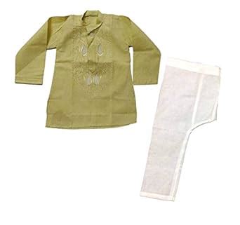 Buy Cute Collection Summer Wear Festive Ethnic Cotton Kurta Pyjama Set ...