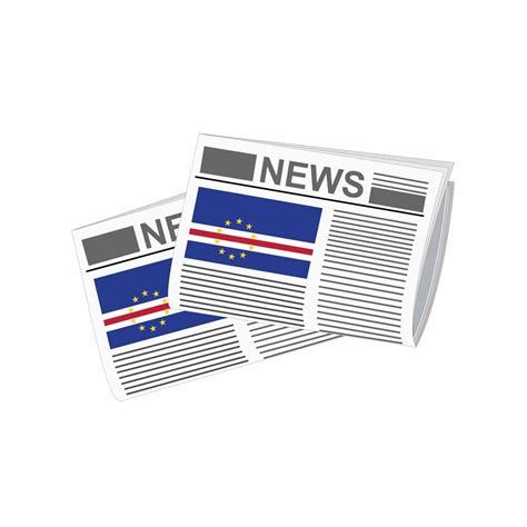 Cape Verde Newspapers Vector Illustration – City Vectors