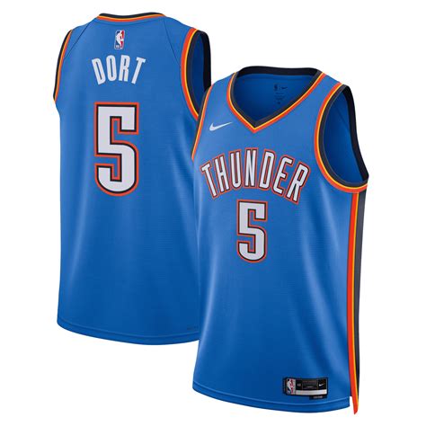 Oklahoma City Thunder Nike Icon Edition Swingman Jersey - Blue ...
