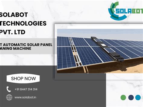 Best Automatic PV Panel Cleaning Robots in India | Solabot