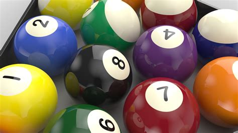3D Real Billiard Balls Model - TurboSquid 1448813