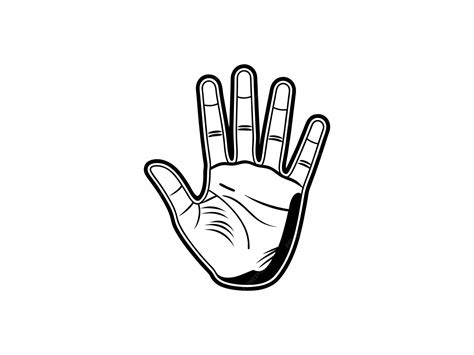 Open hand graphic | Premium AI-generated vector