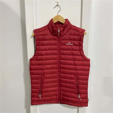 Kathmandu Men's Size S Duck Down 550 Red Puffer Vest(s)