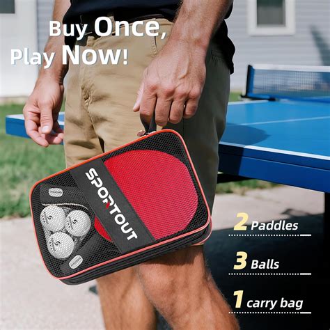 Sportout Ping Pong Paddles Sets-Portable Table India | Ubuy