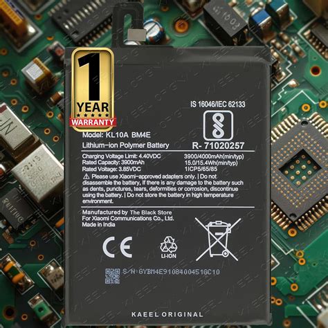 Original BM4E 4000mAh Battery for Xiaomi Pocophone F1/ Poco F1 ...