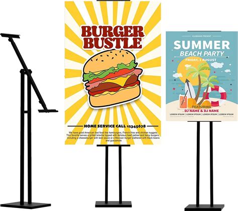 Amazon.com: Sign Holder, Heavy Duty Floor Banner Stand, Adjustable ...