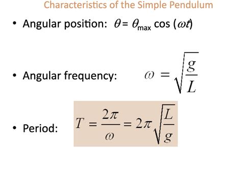 Image result for Angular Frequency Pendulum