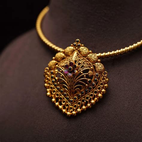 925 Gold Plated Silver Necklace | Rimli.in