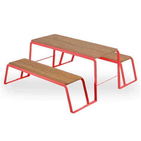 Klop - Teakwood Bench with Metal Base | Alankaram