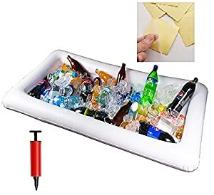 SAFESEED Inflatable Tray Bar Cup Holder Container Party Swimming Pool ...