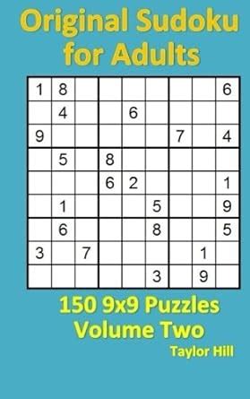 Buy Original Sudoku for Adults: 150 9x9 Puzzles - Volume Two Book ...