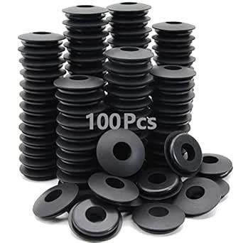 GREPSPUD 100pcs Glad Hand Seals Black Rubber Gladhand Seal Washers ...