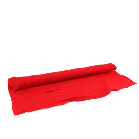 LB International 96" x 36" Red Artificial Powder Snow Christmas Drape ...