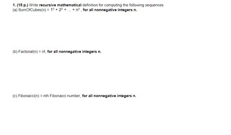 Image result for Recursive Definition Discrete Math