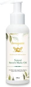 terraqueen Natural Stretch Marks Oil For Scars & Stretchmarks Price in ...
