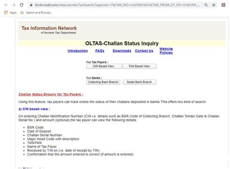 NSDL -View Challan Information - TDSMAN Ver. 14.1 - User Manual