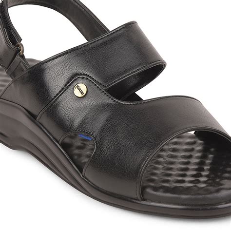 Buy Coolers Black Formal Sandal For Men 7123-140 By Liberty