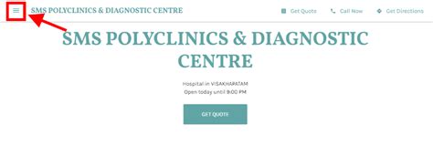 Steps to book lab visit appointment from Sms Polyclinics & Diagnostic ...