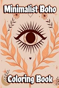 Minimalist Boho Coloring Book: Buy Minimalist Boho Coloring Book by ...
